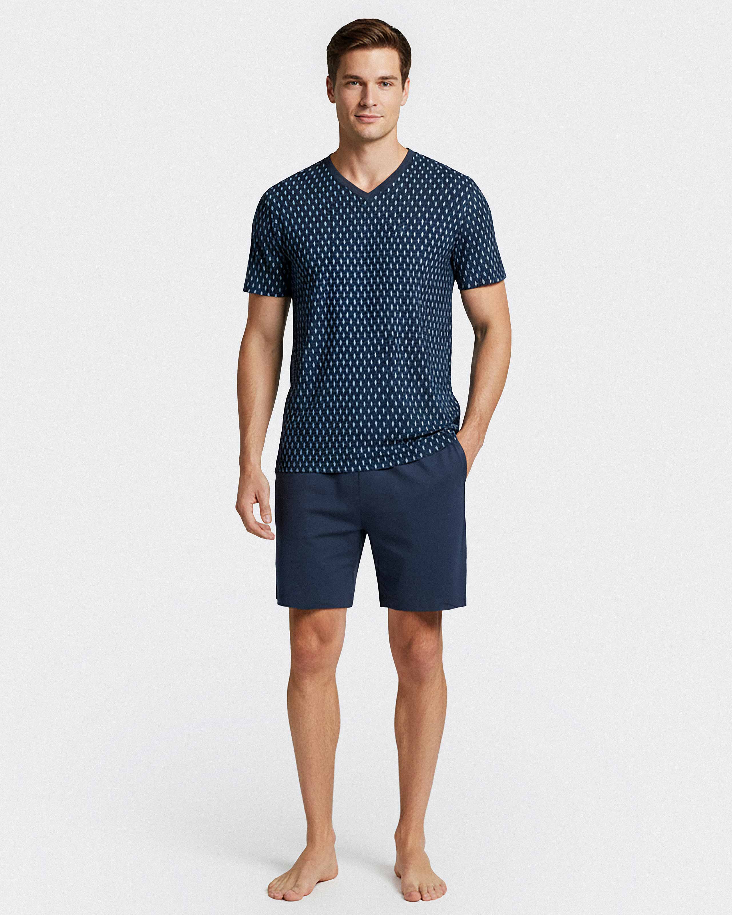 Men's cotton short pyjamas