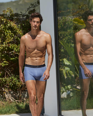 Pack of 2 men's boxer in cotton modal