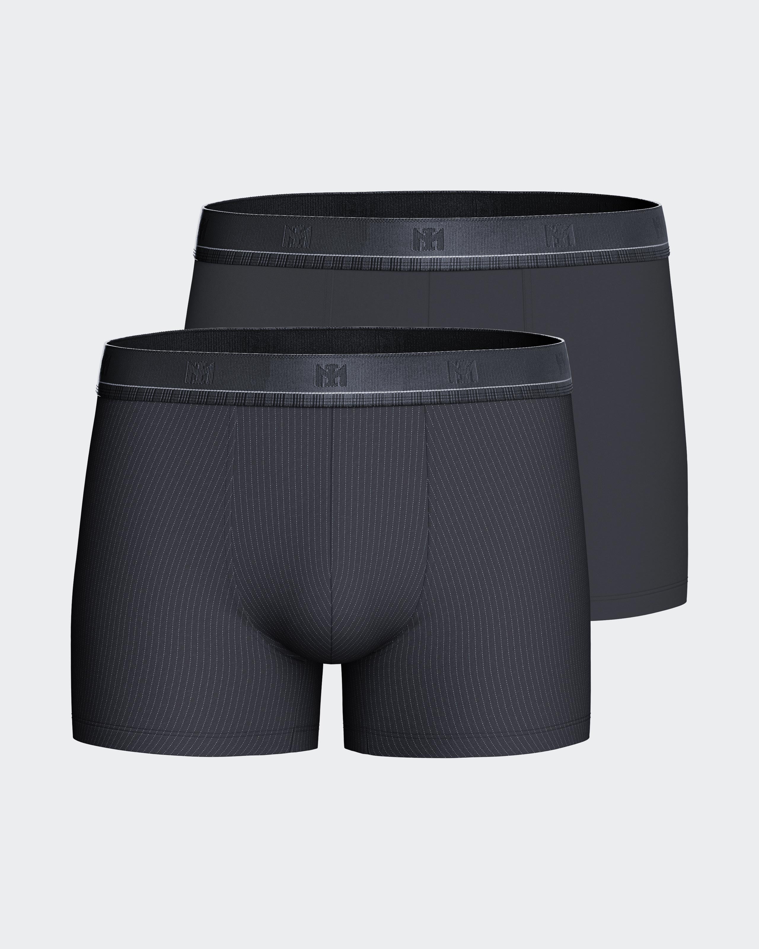 Pack of 2 men's boxer in cotton modal