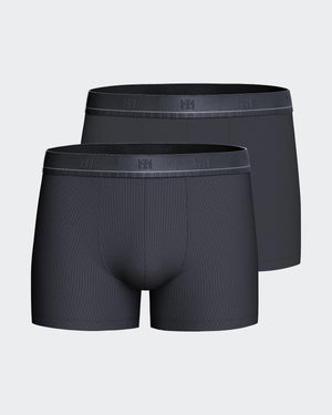 Pack of 2 men's boxer in cotton modal