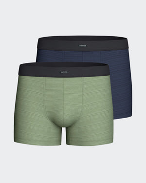 Pack of 2 men's boxer in cotton modal