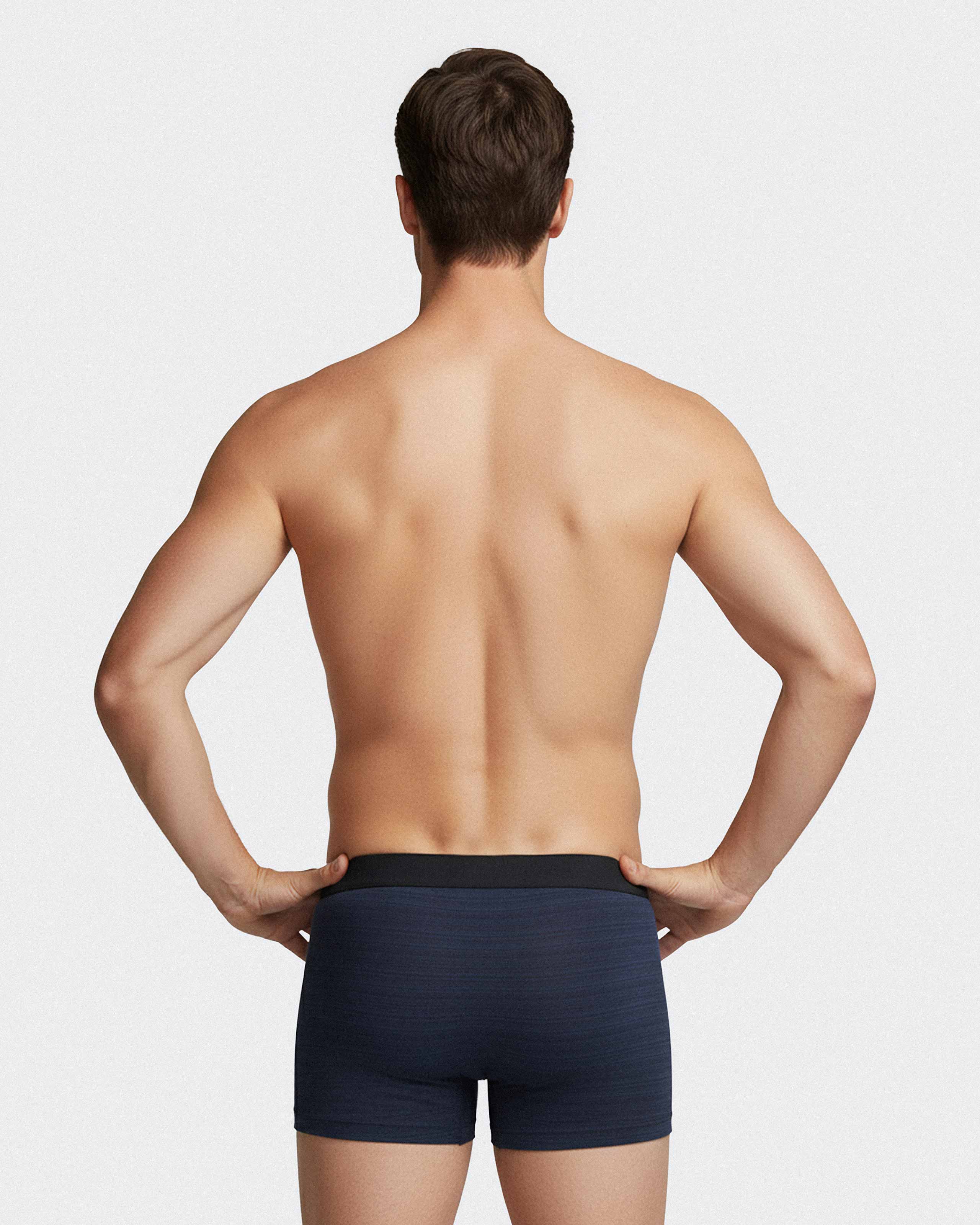 Pack of 2 men's boxer in cotton modal