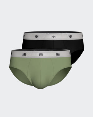 Pack of 2 men's briefs in Lyocell
