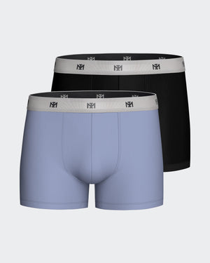 Pack of 2 men's boxers in Lyocell