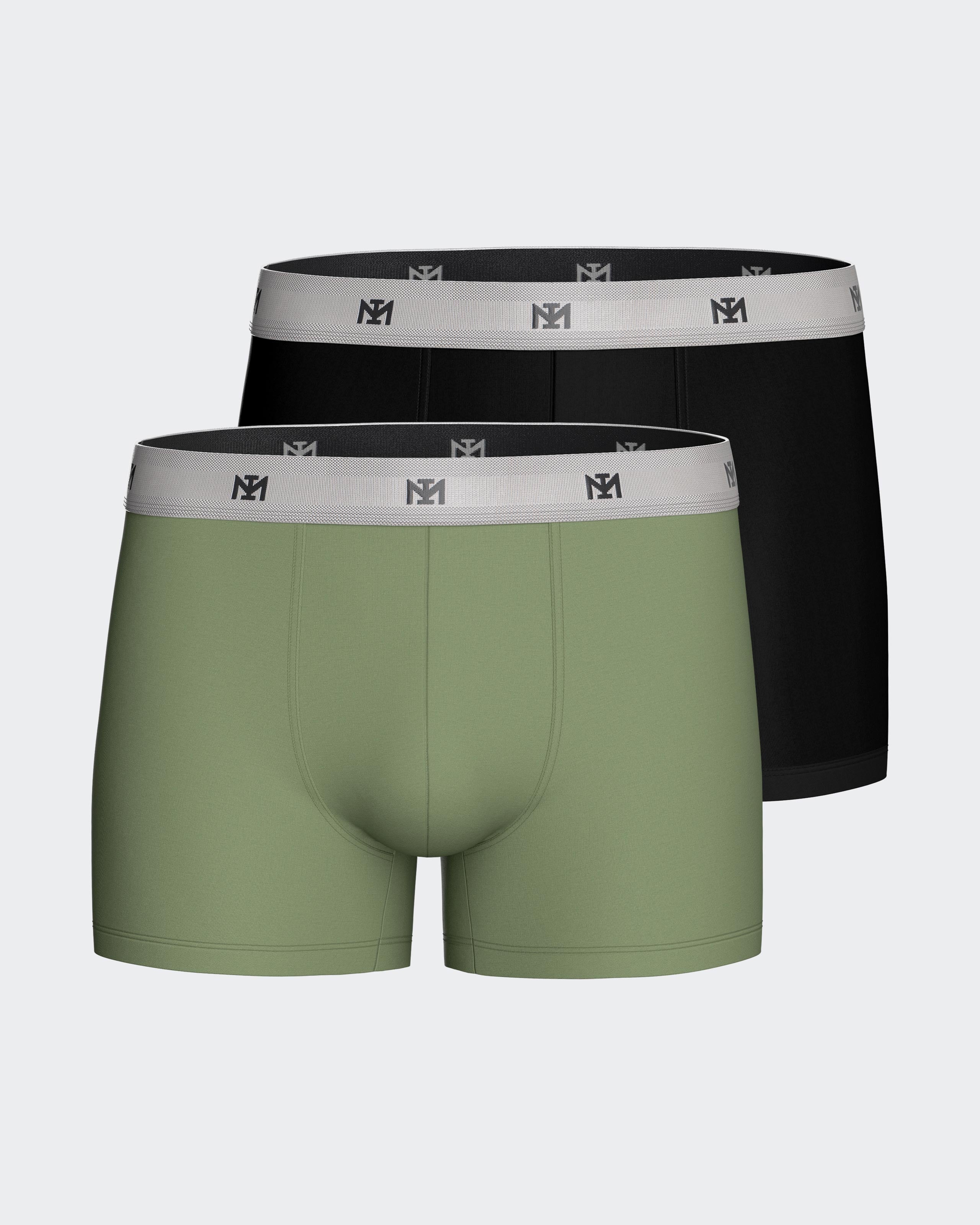 Pack of 2 men's boxers in Lyocell