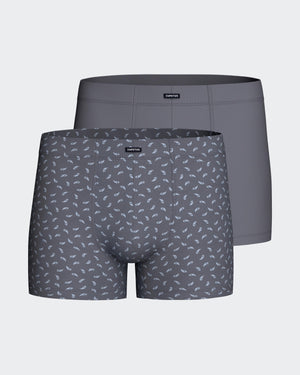 Pack of 2 men's boxers in Lyocell