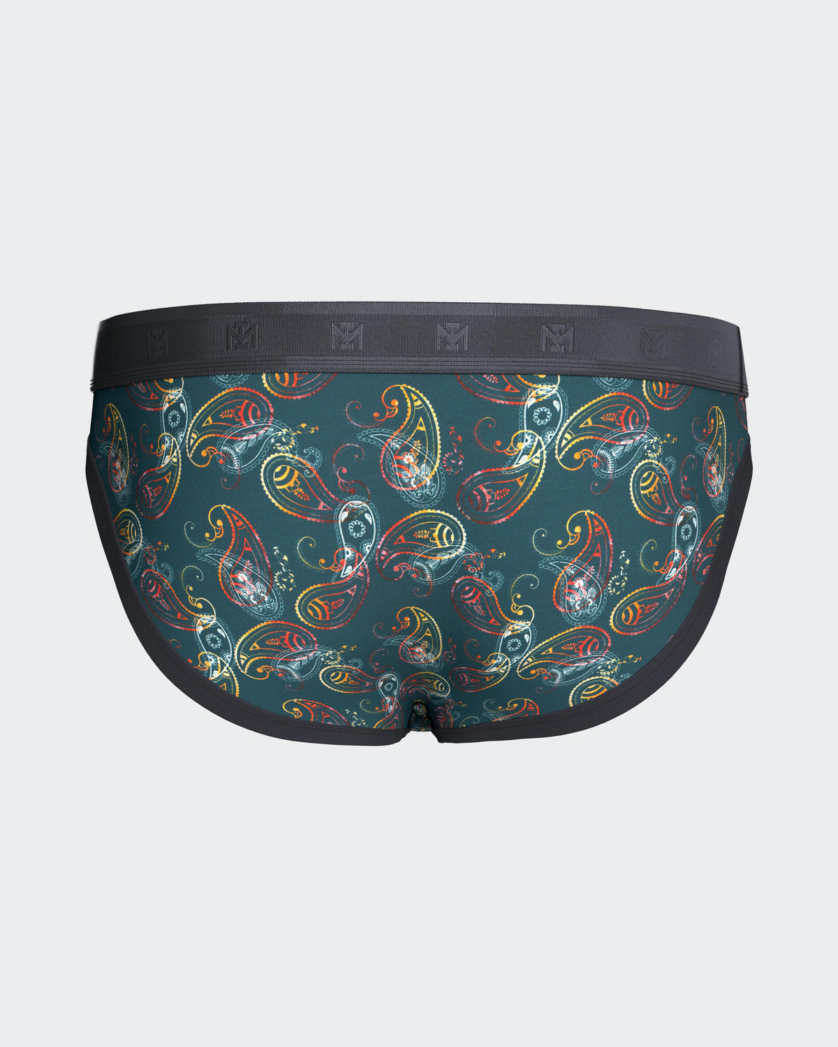 Men's cornucopia print briefs in Lyocell