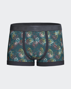 Boxer de hombre estampado paisley en Lyocell