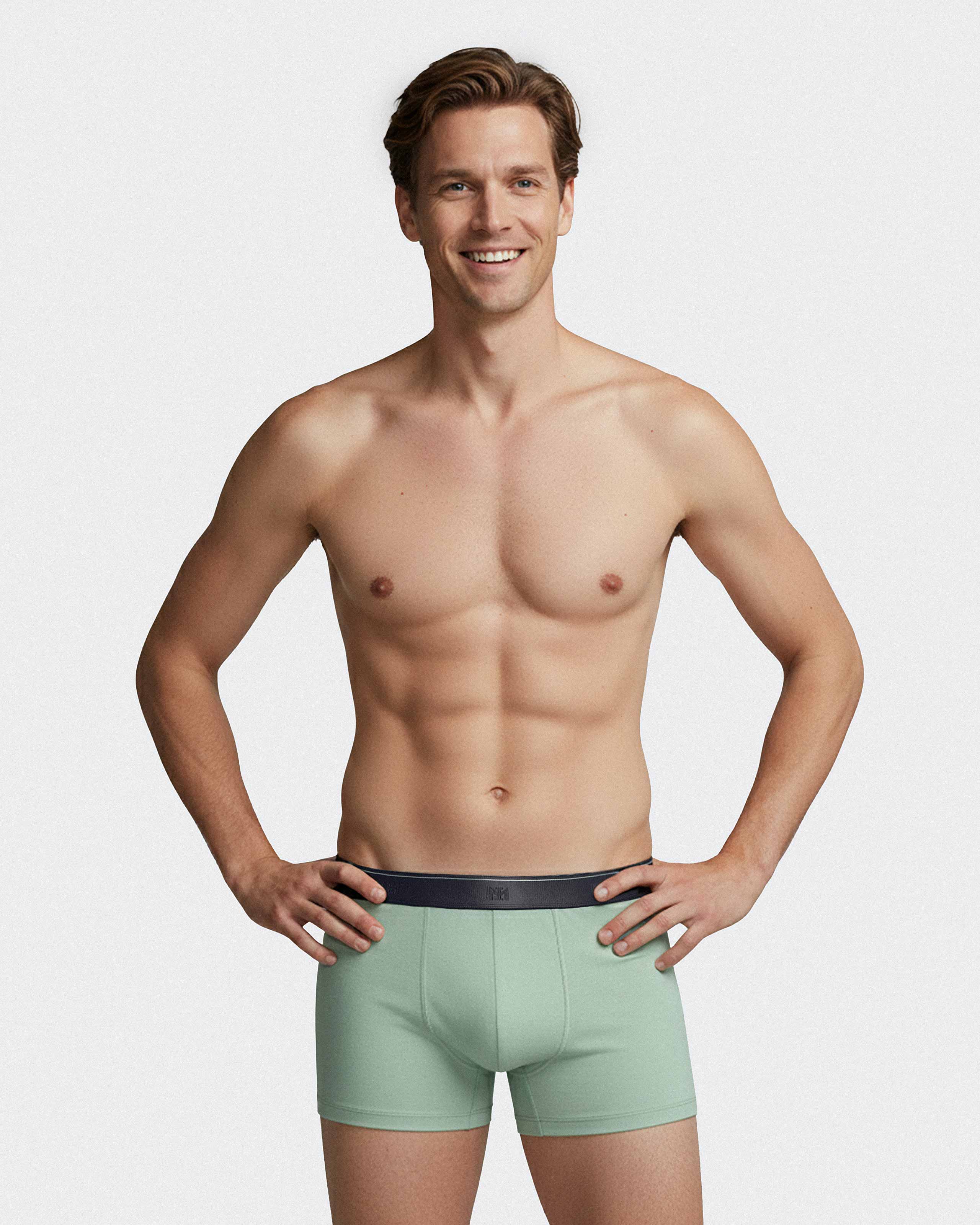 Pack of 2 men's boxers in cotton modal