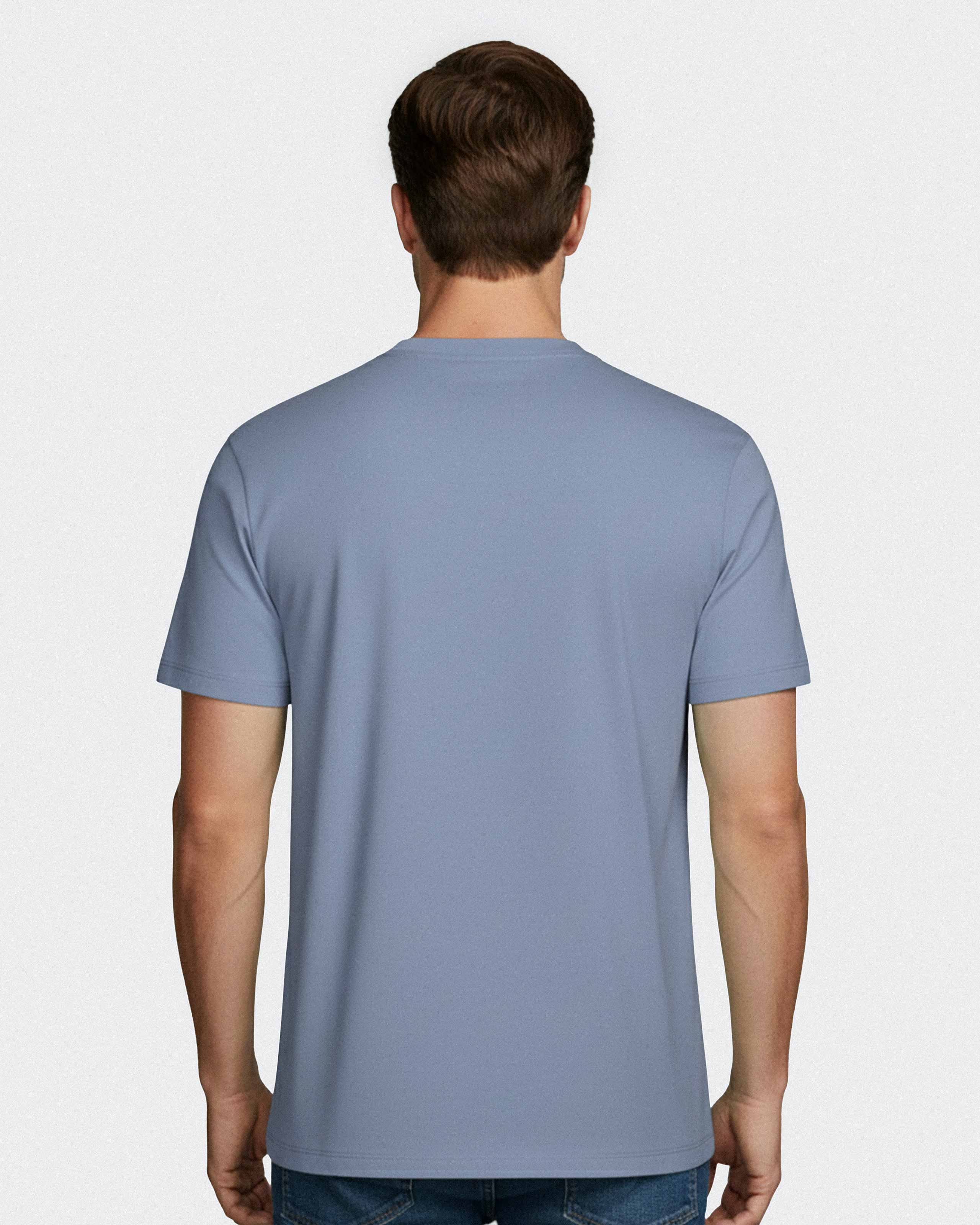 T-shirt uni d'homme 100% Coton