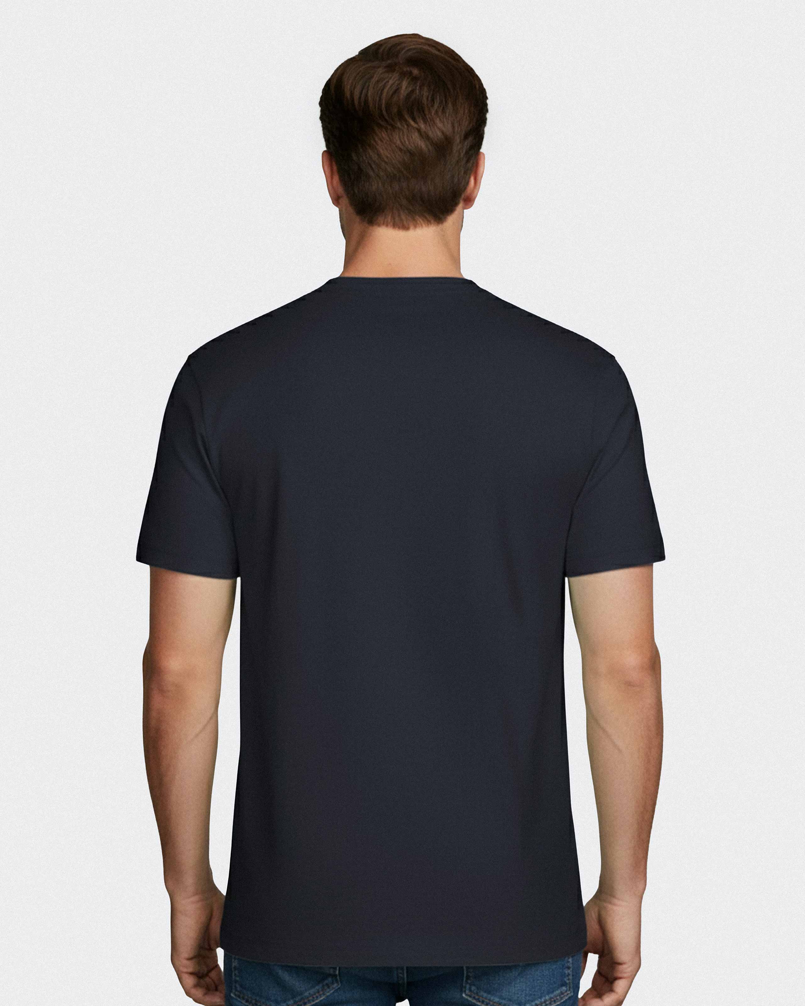 T-shirt uni d'homme 100% Coton