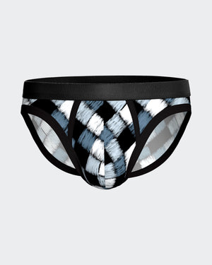 Slip de homem estampado em Lyocell