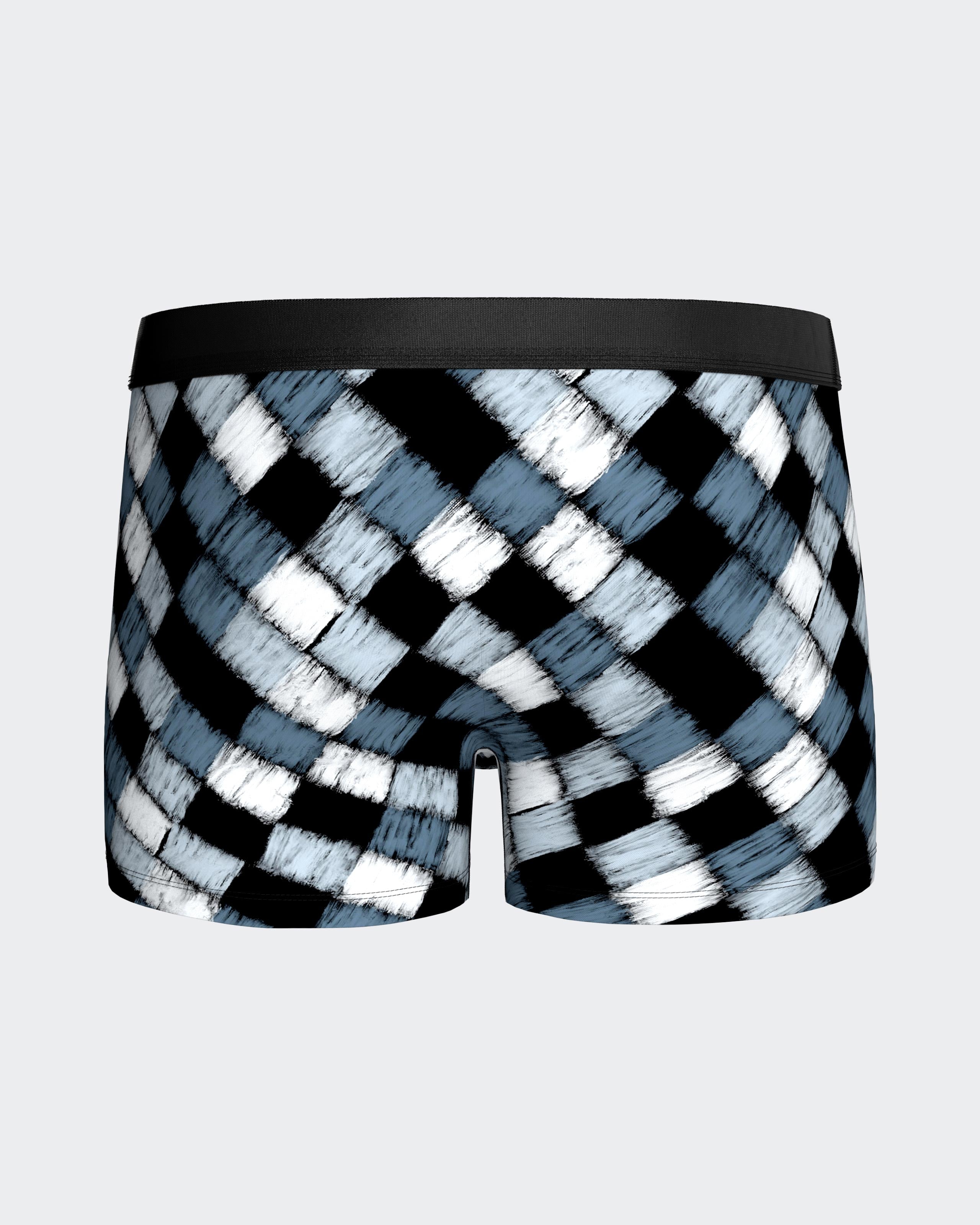 Men's printed boxer in Lyocell