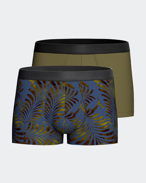 Pack of 2 men's boxers in Lyocell