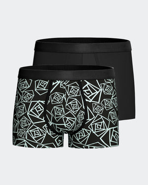 Pack of 2 men's boxers in Lyocell