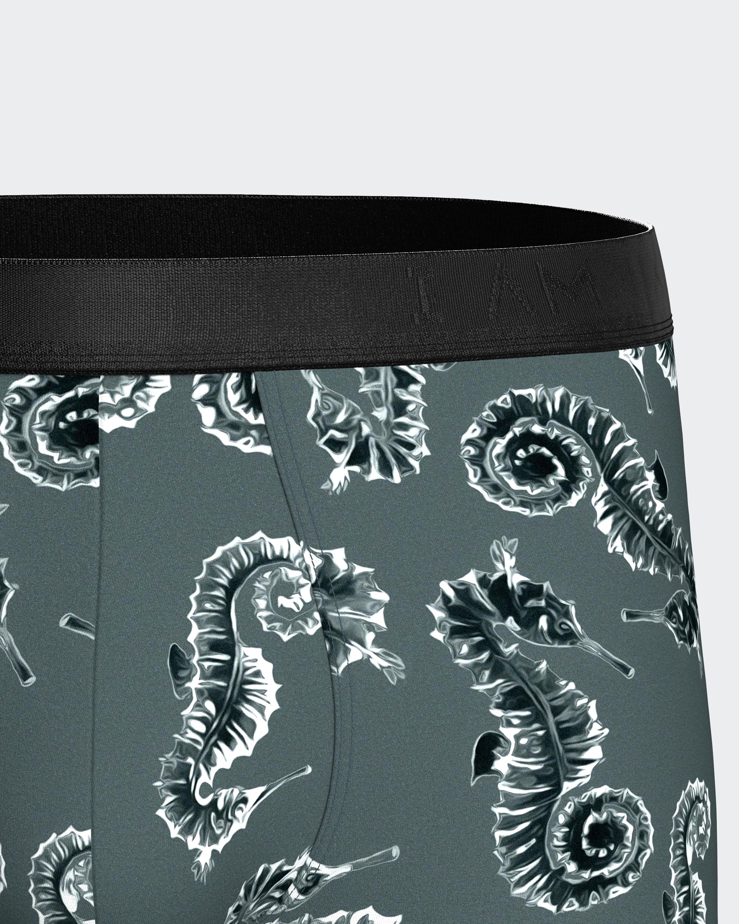 Men's printed boxers in Lyocell