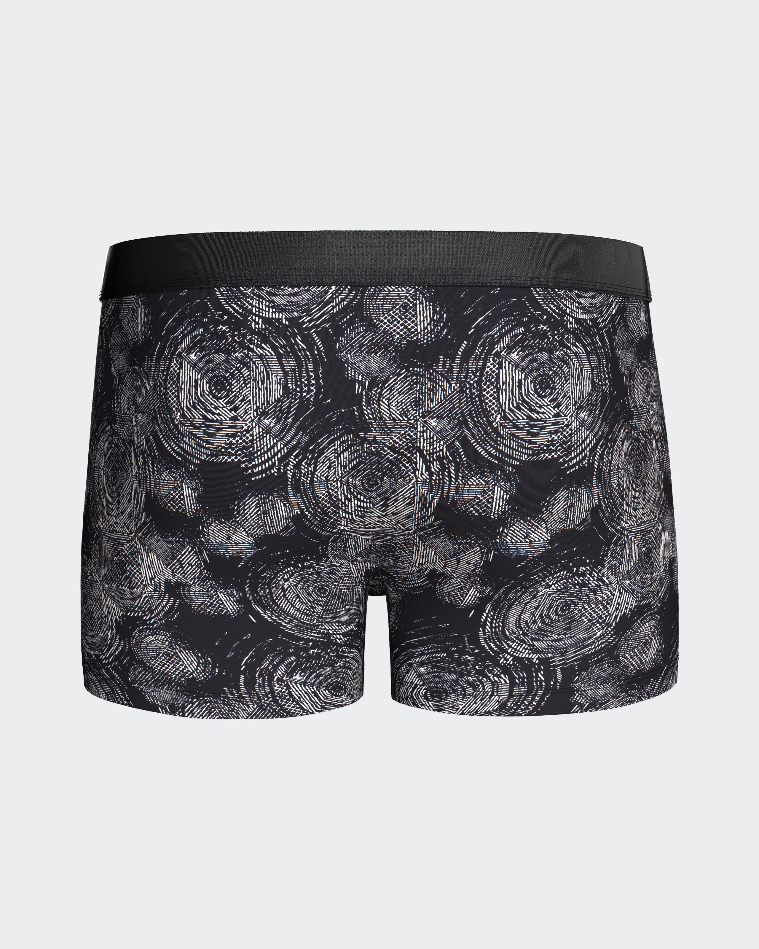 Boxr de homem estampado em Lyocell