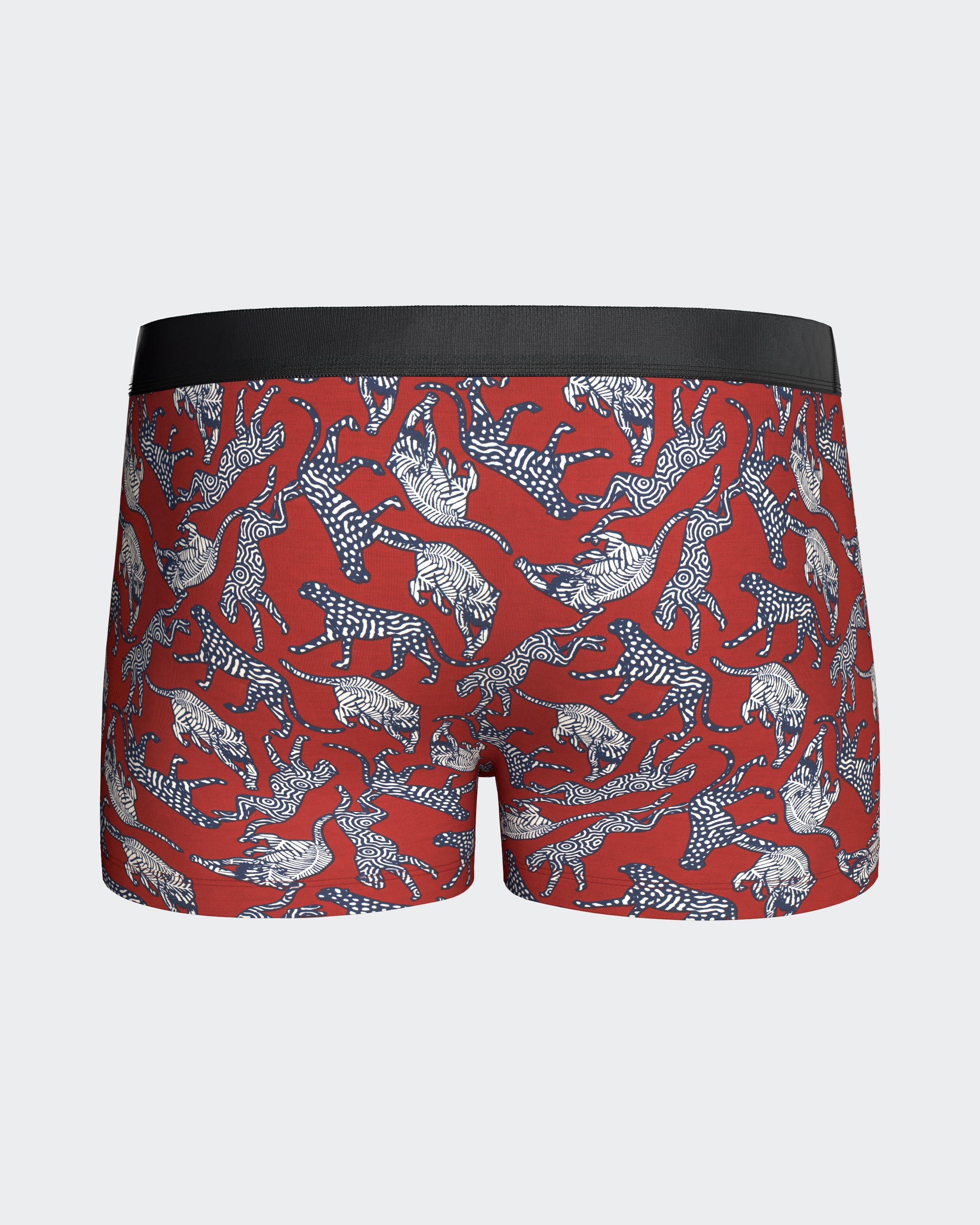 Men's printed boxers in Lyocell