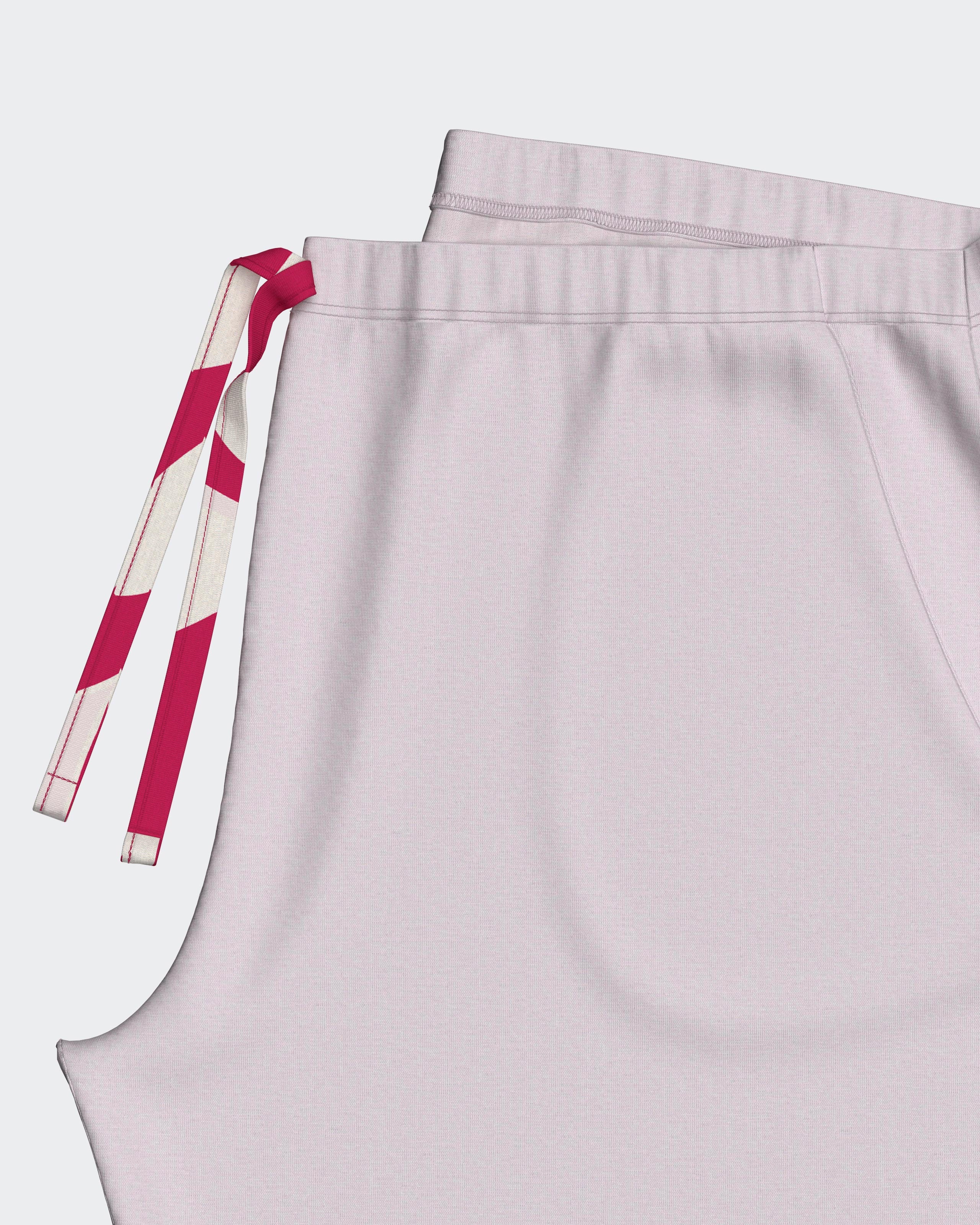 Pyjama court pour femme à imprié en Lyocell