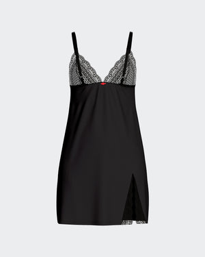 Camisa de alças em Lyocell com detalhe em renda