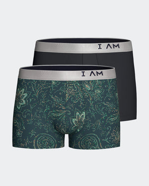Pack of 2 men's boxer in Lyocell
