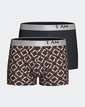 Pack 2 boxers de homem em Lyocell