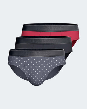 Pack 3 slips d'homme en Coton