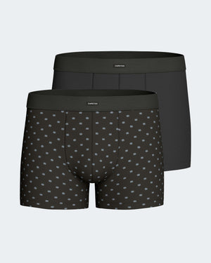 Pack 2 boxers de homem em Algodão