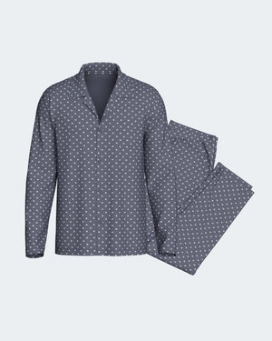 Pyjama cardé d'homme en Coton