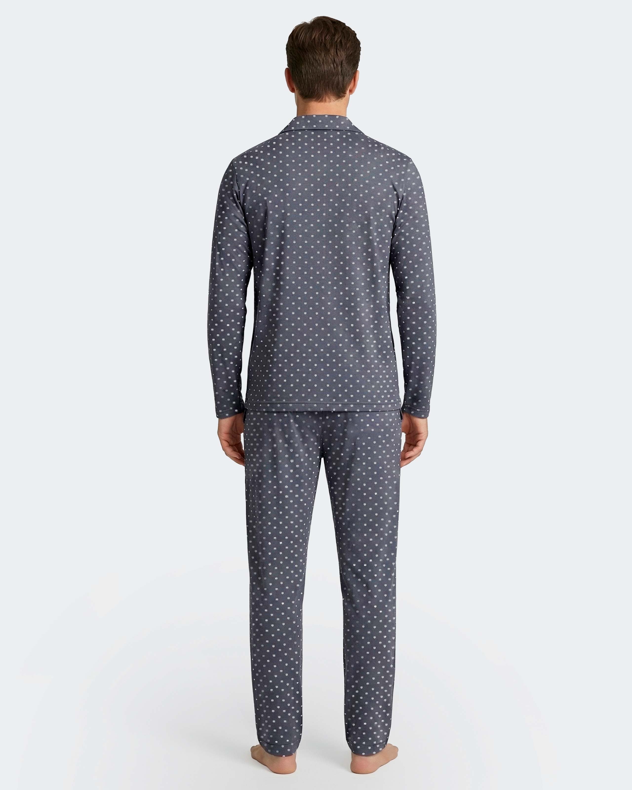 Pyjama cardé d'homme en Coton