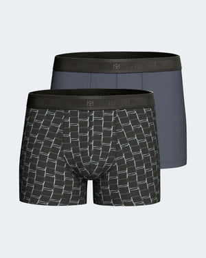 Pack 2 boxers de homem em Algodão Modal