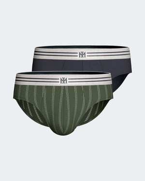 Pack 2 slips d'homme en Coton