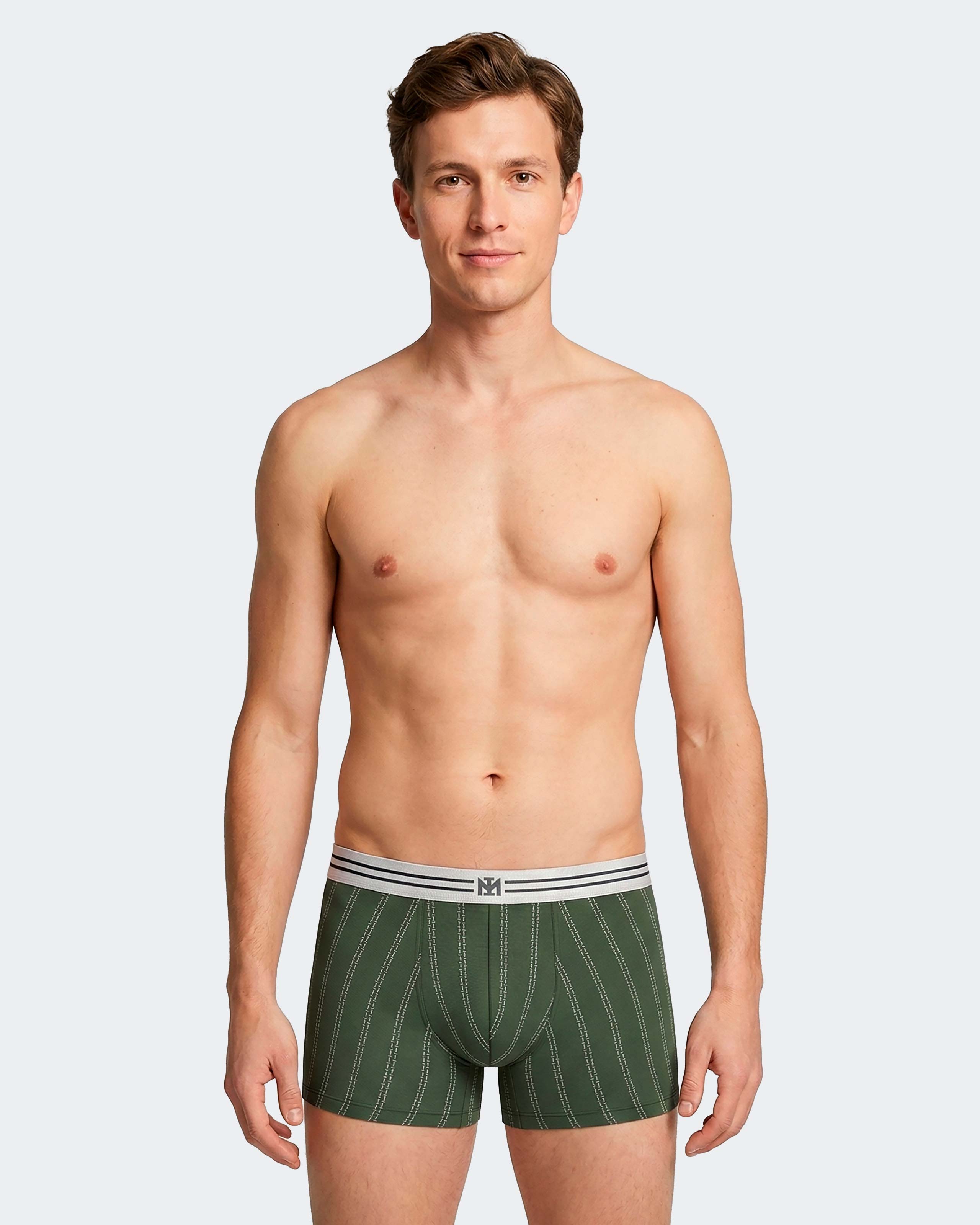 Pack 2 boxers de homem em Algodão