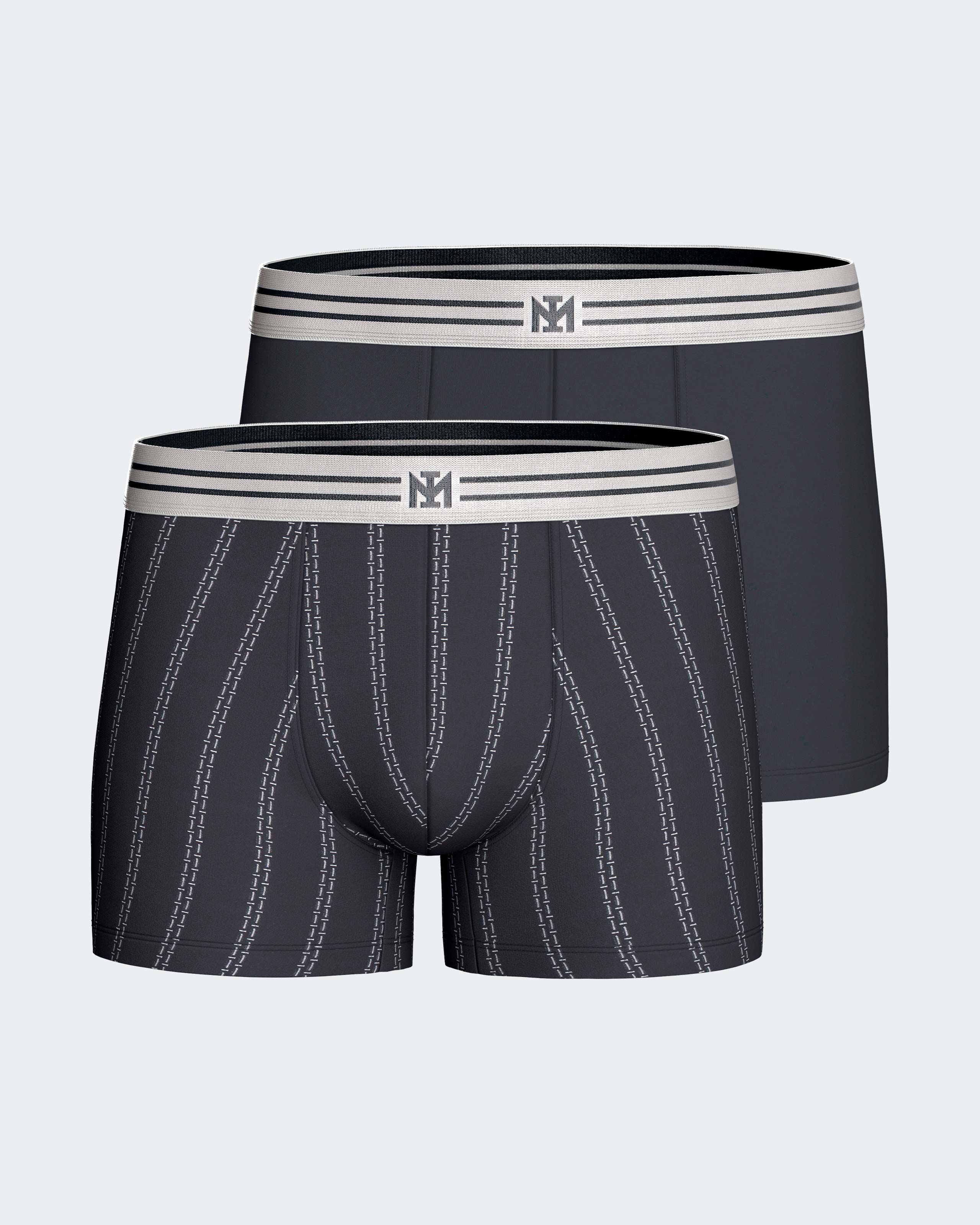 Pack 2 boxers de homem em Algodão
