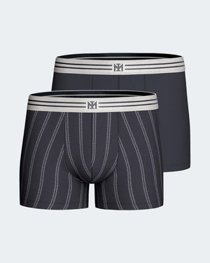Pack 2 boxers de homem em Algodão