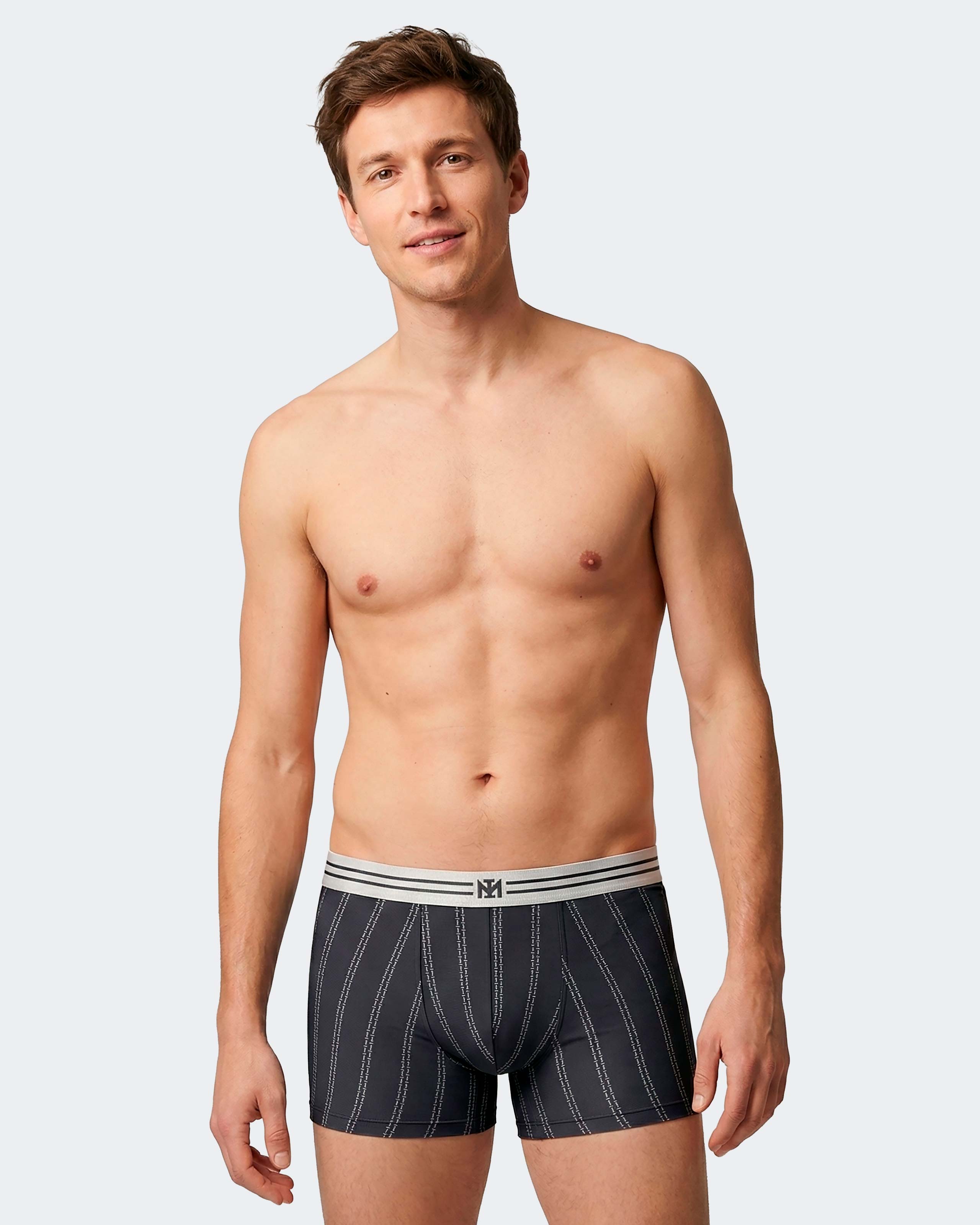 Pack 2 boxers de homem em Algodão