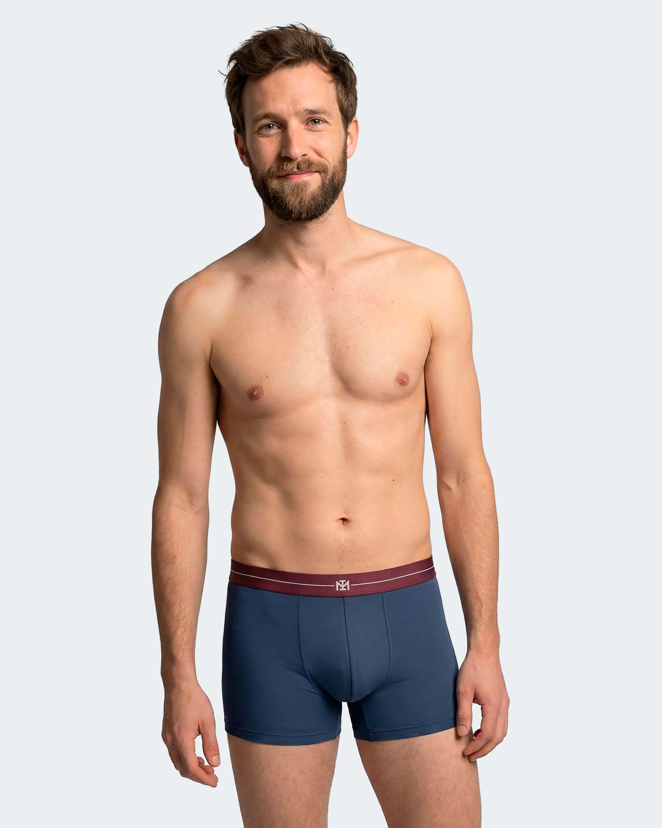 Pack 2 boxers de homem em Algodão