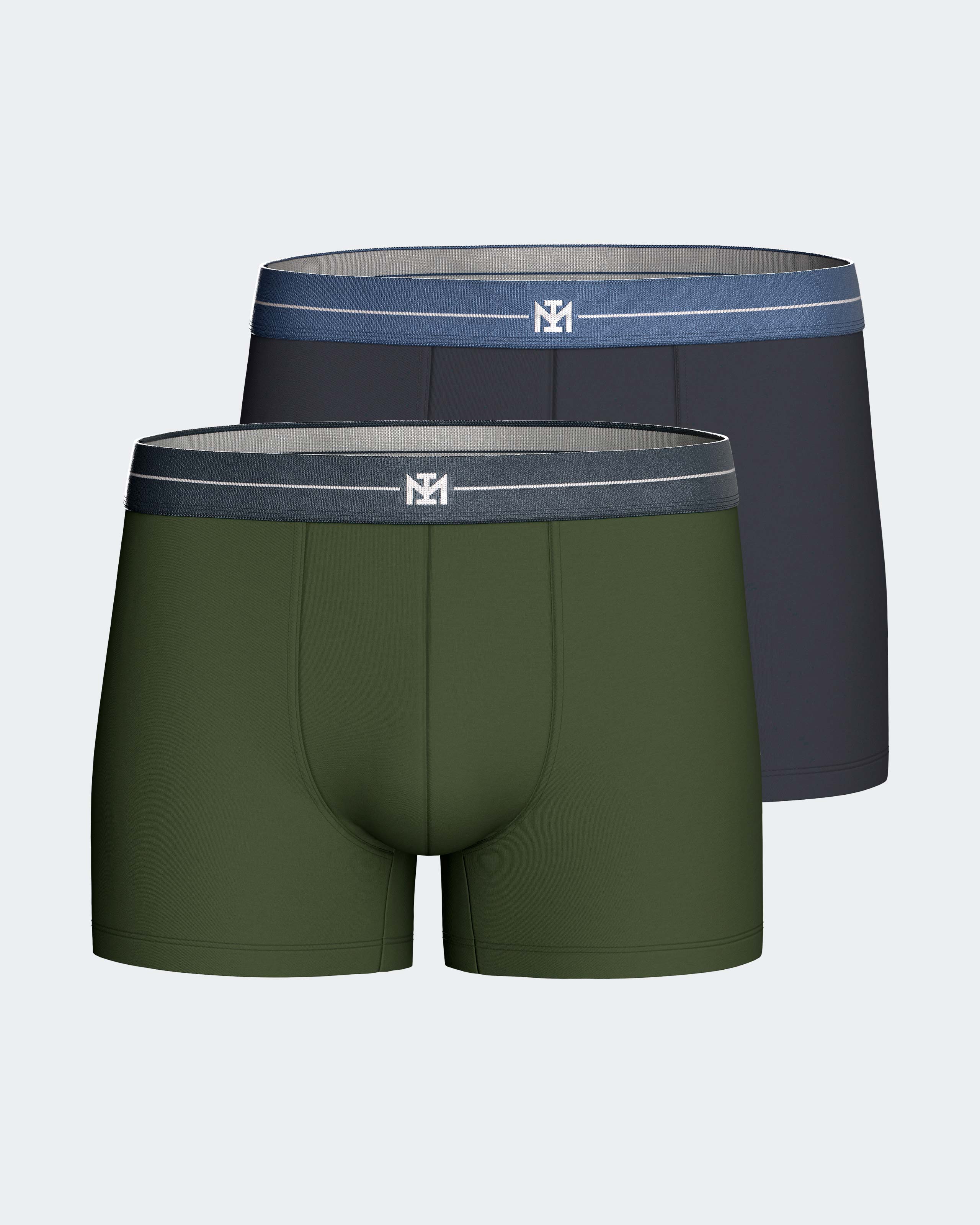 Pack 2 boxers de homem em Algodão