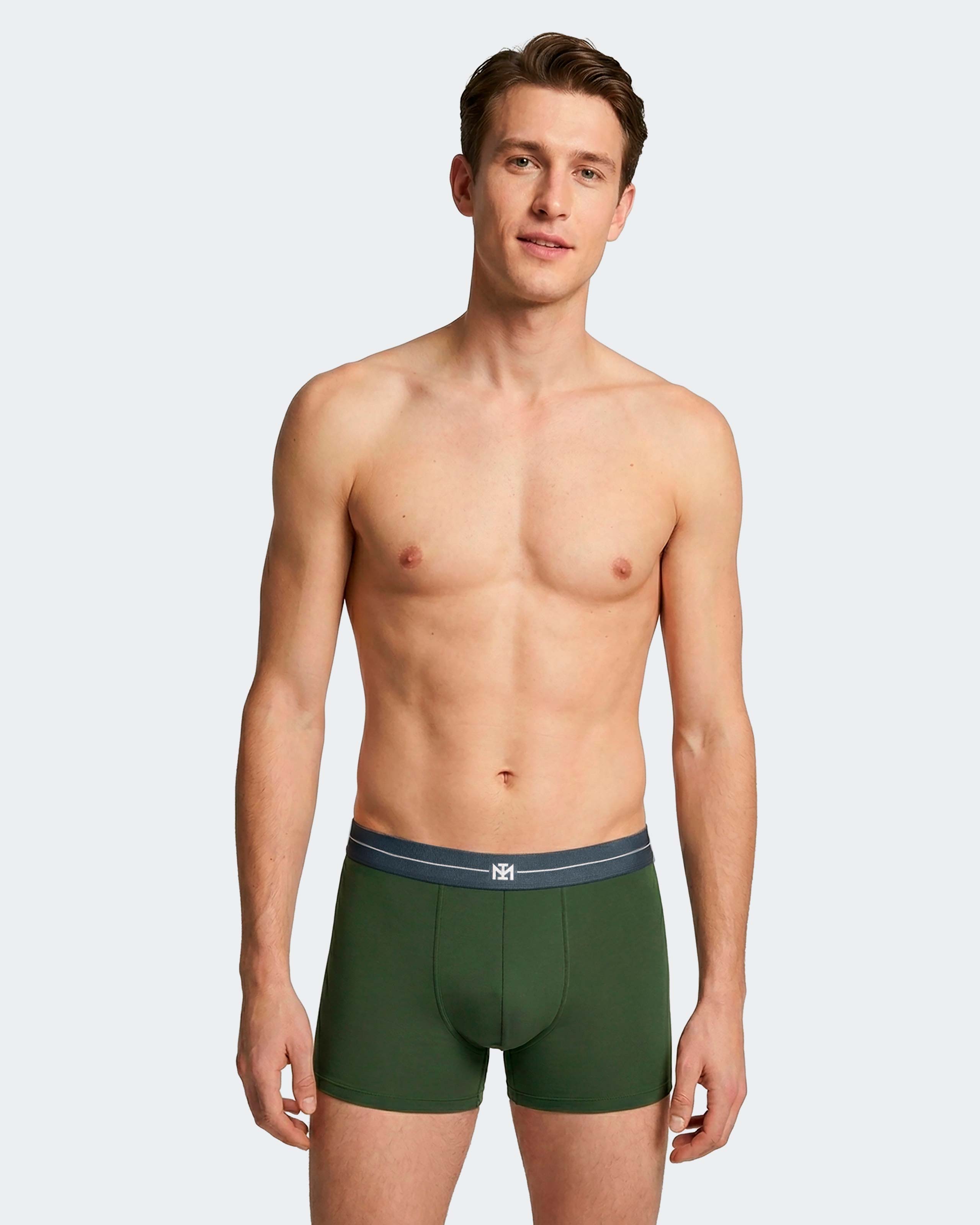 Pack 2 boxers de homem em Algodão
