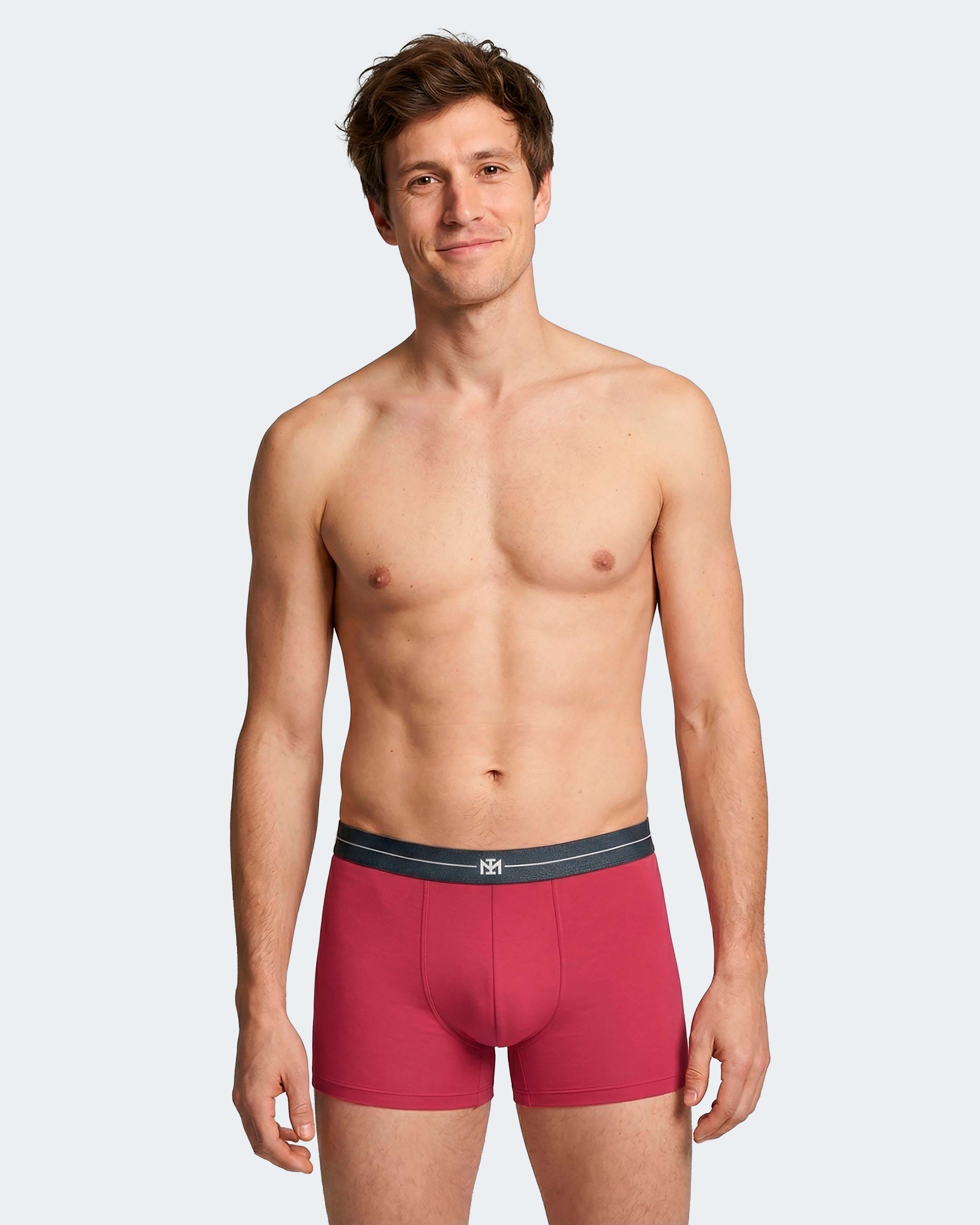 Pack 2 boxers de homem em Algodão