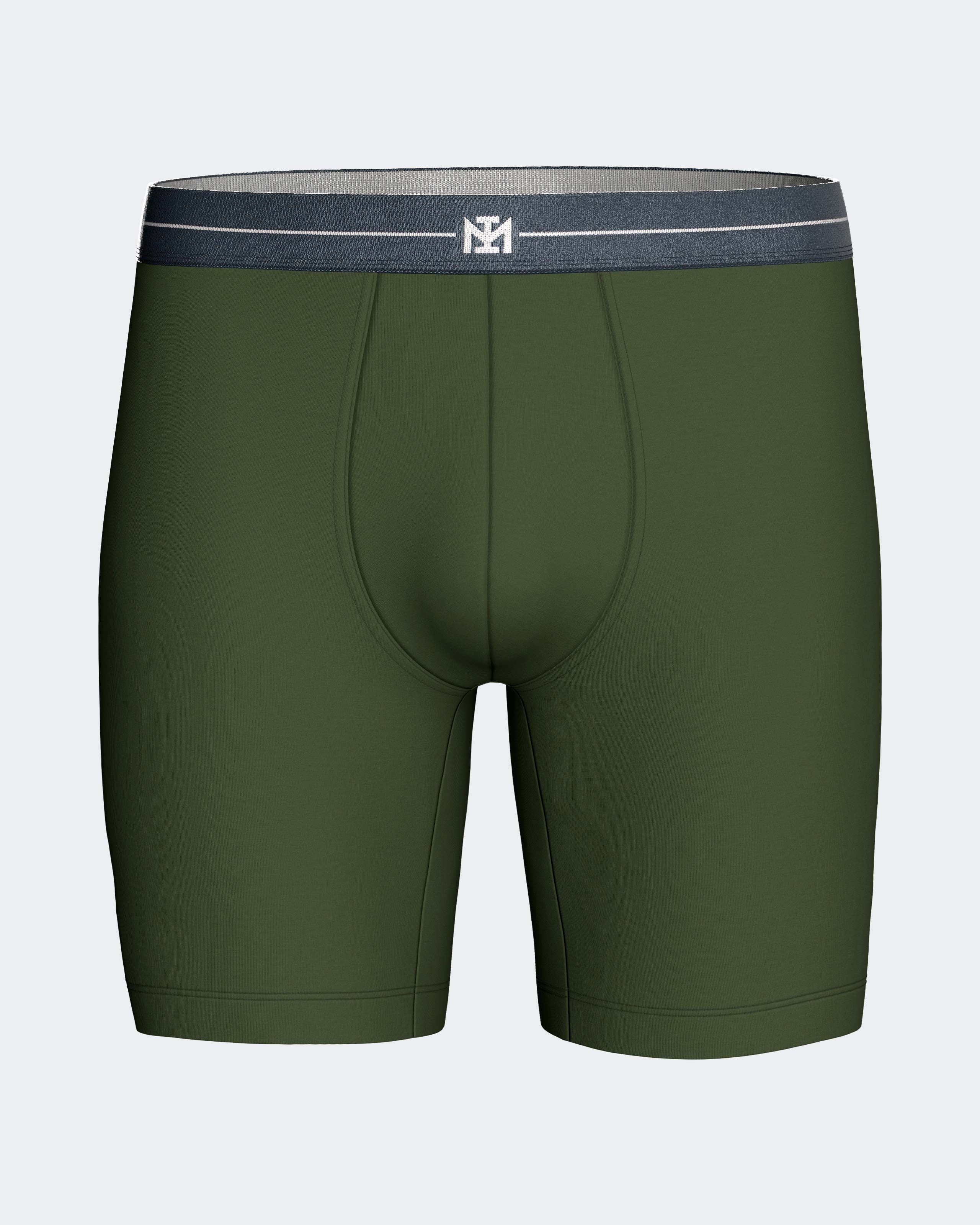 Men's long boxer in Cotton