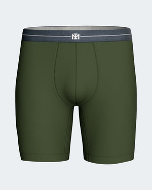 Men's long boxer in Cotton