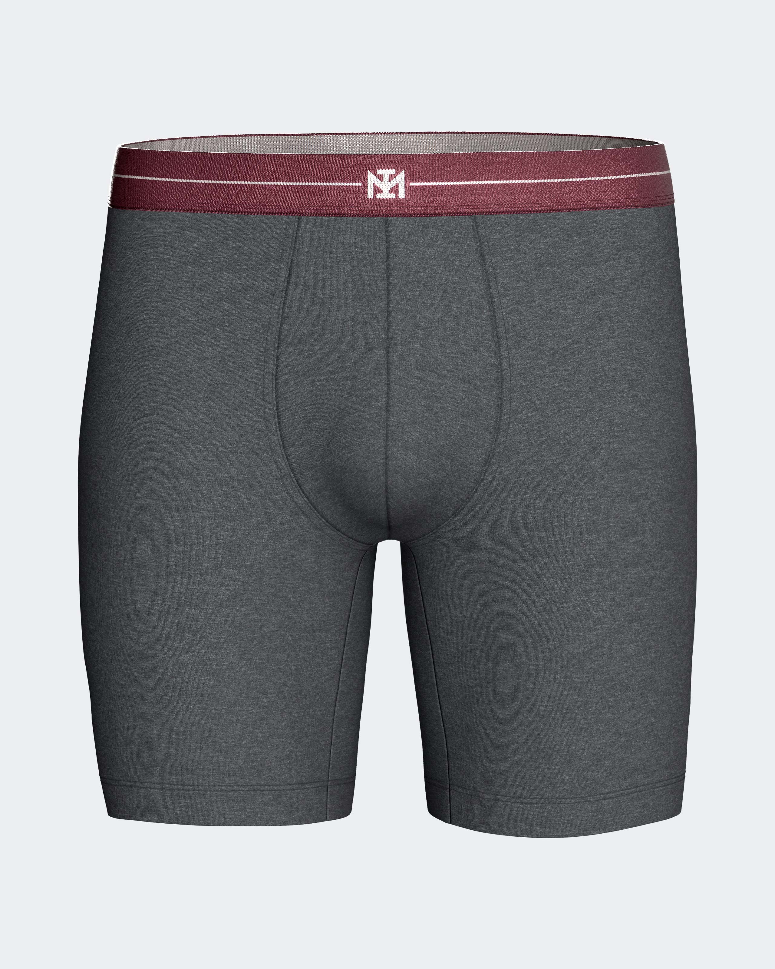 Men's long boxer in Cotton