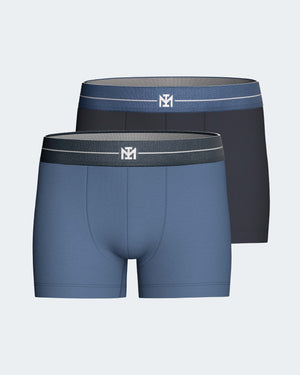 Pack of 2 boys' cotton boxers