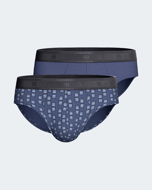 Pack 2 slips d'homme en Coton