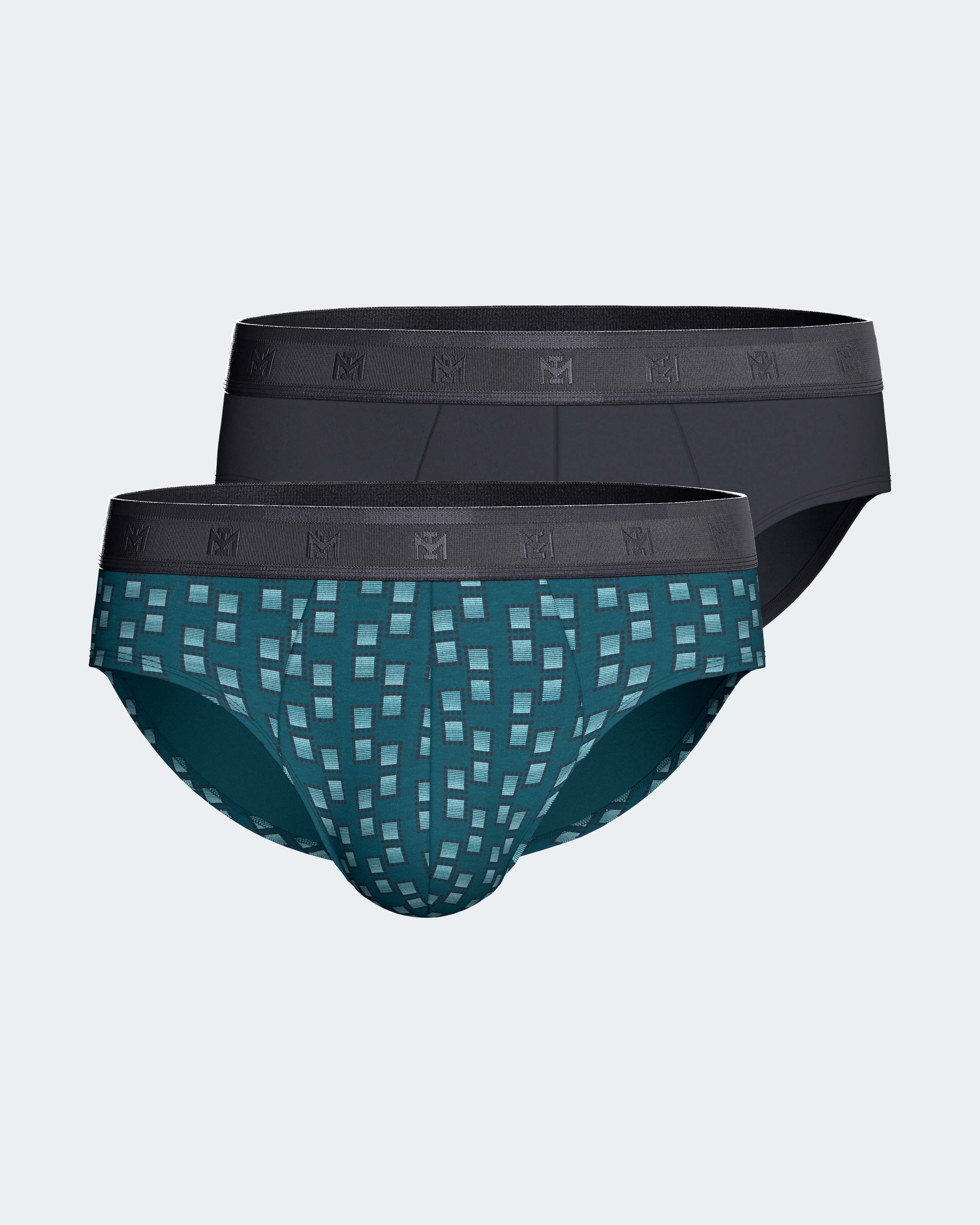 Pack 2 slips d'homme en Coton