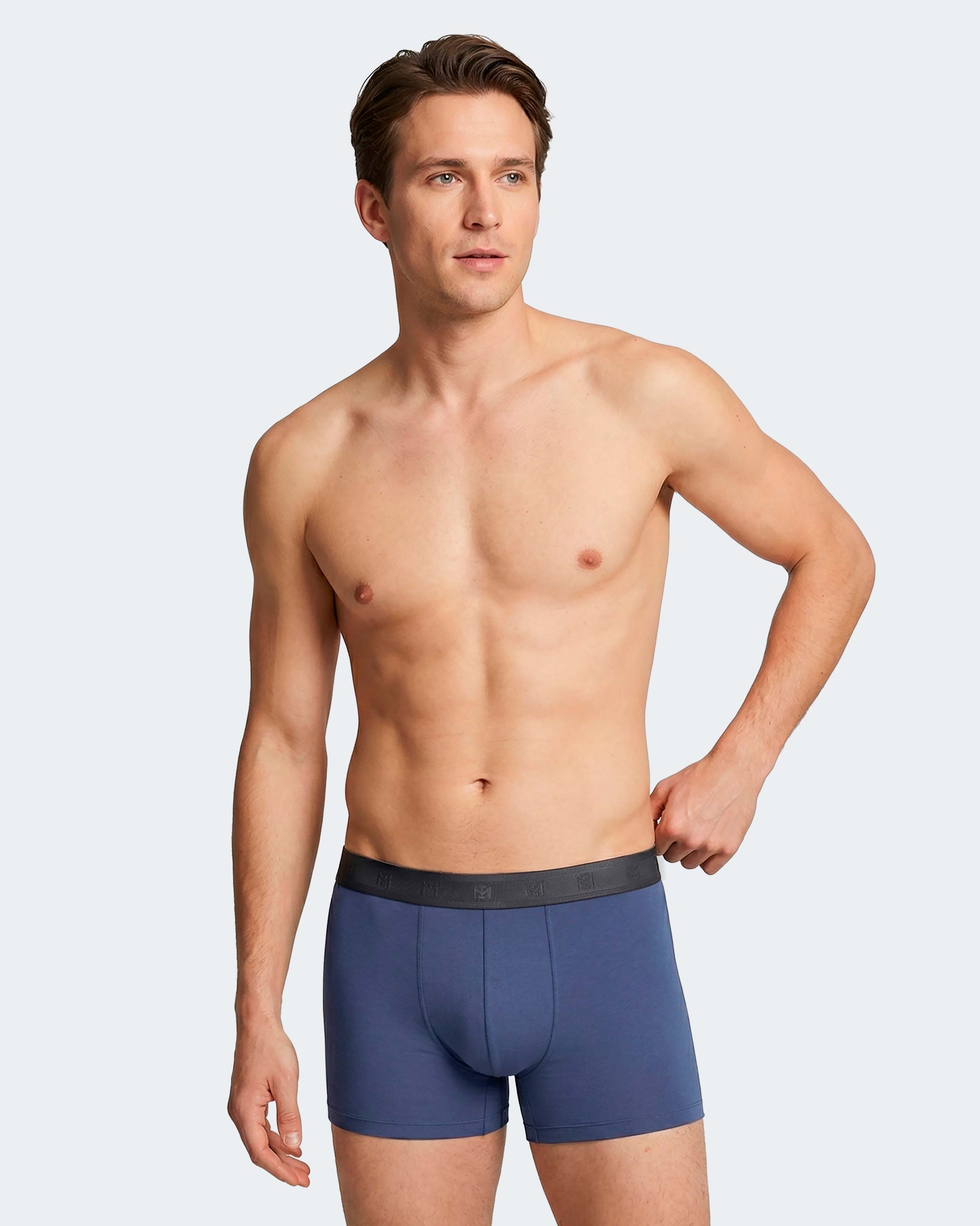 Pack 2 boxers de homem em Algodão Modal