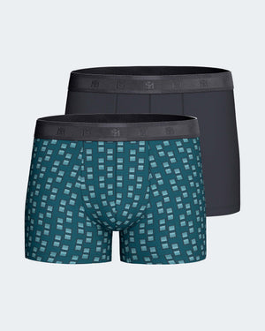Pack 2 boxers de homem em Algodão Modal