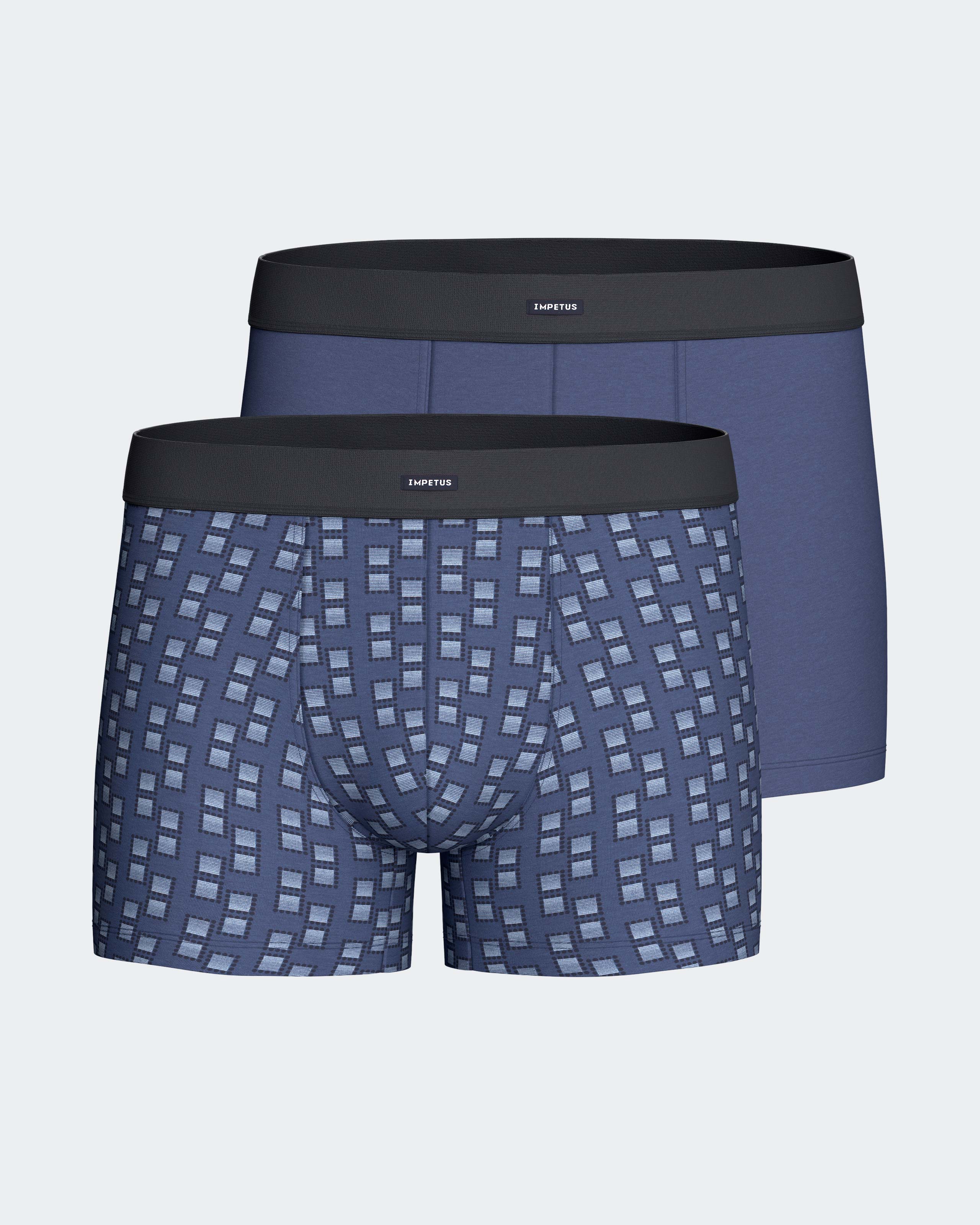 Pack 2 boxers de homem em Algodão Modal
