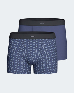 Pack 2 boxers de homem em Algodão Modal
